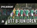 Hamburger SV U16 - SV Werder Bremen U16 (6. Spieltag, U17-Regionalliga Nord)