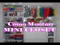 ❤ Como Montar MINI CLOSET BARATINHO ❤