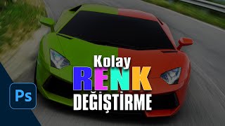 KOLAY RENK DEĞİŞTİRME | Photoshop Dersleri  | #shorts