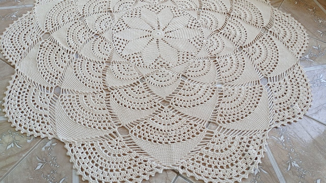 TAPETÃO PARA SALA - RENDA - PARTE 2/3 (PARTE 1: link na descrição)