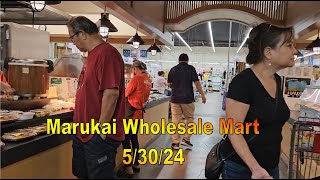 [4K] Marukai Wholesale Market on 5/30/24 in Honolulu, Oahu, Hawaii