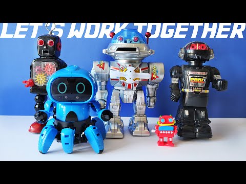 5 ROBOTS Work Together - United as they defend planet Earth