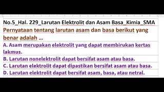 Download Lagu Pernyataan tentang larutan asam dan basa berikut yang benar adalah.A. Asam merupakan elektrolit yang MP3