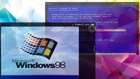 Installing Windows 98 Second Edition in Limbo X86 PC Emulator on Android 6 in 2020