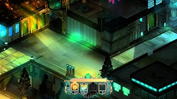 Transistor - Part 2 Road To Highrise: Level 5: Overlook Skyline Dissapeared Skybox Vista Cutscene