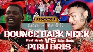 ASIAN BLOODS vs BLACK BLOODS "BRIS vs MEEK" (Stockton gang wars)+ more pt.1