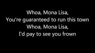 Video thumbnail of "Panic! At The Disco  Mona Lisa Lyrics"