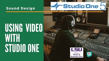 Basic working with video in Studio One 5 Professional