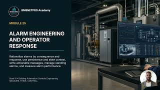 Book 3 Module 25 Alarm Engineering Operator Response