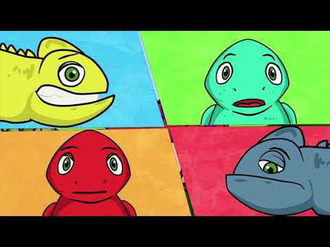 Профессор Почемушкин - Развивающий мультфильм для детей –Какого цвета хамелеон?