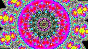Mandelbrot z=z^3+c Kaleidoscope (4K)