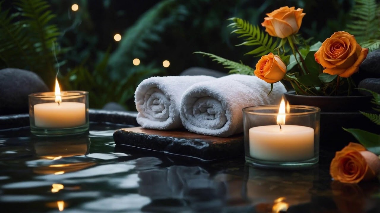 Relaxing Spa Music 🌺 Calm Your Mind Instantly, Release Stress, Insomnia Healing Piano Music 25