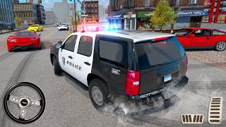 PERSECUCIÓN POLICIAL A ALTA VELOCIDAD - Juego Android - Police Car Drift Simulator screenshot 1