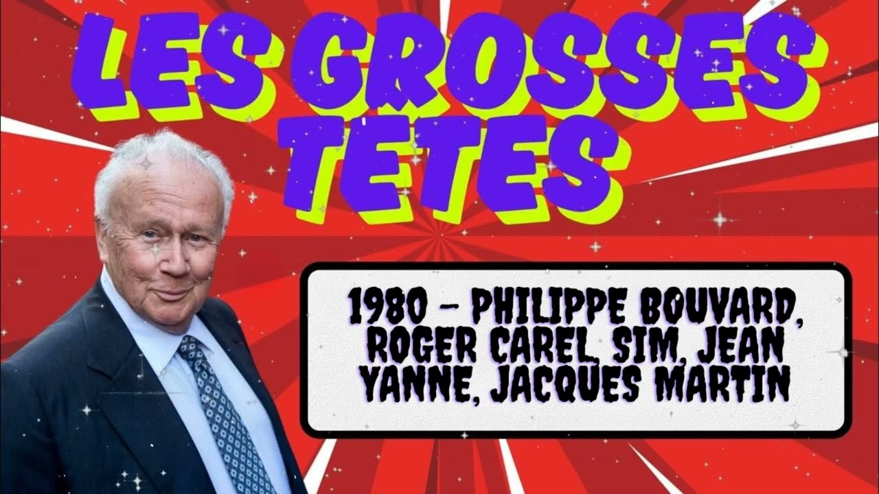 1980 - Philippe Bouvard, Roger Carel, Sim, Jean Yanne, Jacques Martin (1)