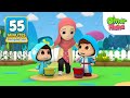 Omar &amp; Hana Compilation 55 Minutes | Islamic Series &amp; Songs For Kids | Omar &amp; Hana English