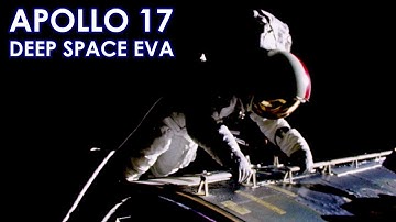 APOLLO 17 Deep Space EVA - Speed Corrected, Ron Evans [HD source] (1972/12/17)