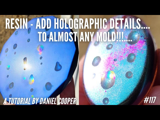 Easy Holographic mold making Tutorial , Beginners Resin Art 