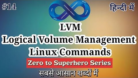 LVM (Logical Volume Management) Commands Linux in hindi | Linux Tutorial for Beginner #linuxinhindi