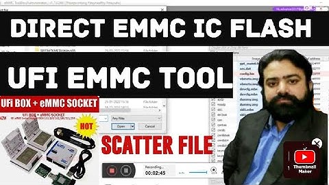 how to Direct Emmc ic Flash file with UFI Emmc tool  Mobile Repairing Course  @HKitJaipur#youtuber