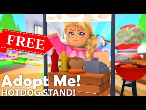 How To Get A Free Hotdog Stand In Adopt Me Youtube - new how to get free hotdog stand new jobs in adopt me roblox