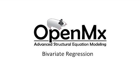SEM Basics 01 - Path Modeling - Simple Regression