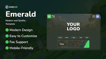 EMERALD  |  Minimal & Modern Website Template