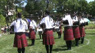 Toronto Police Pipe Band Grade 3 Oshawa International Festival 20100710.mpg
