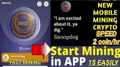 New Mobile Mining App || 1$ on Listing || Early Stage Mining with High Speed || Same as Pi, Bee, etc