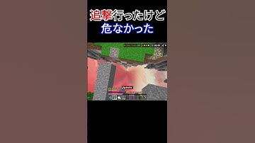 追撃行ったけど危なかった#shorts #minecraft #pvp