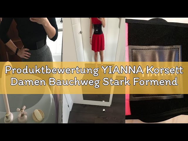 YIANNA Body Shaper Damen Miederbody Stark Formend Shapewear Bauchweg YIANNA Body Shaper Damen Miederbody Stark Formend Shapewear Bauchweg