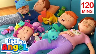 Ten Sleeping In the Bed  | Bingo and Baby John | Little Angel  Nursery Rhymes and Kids Songs