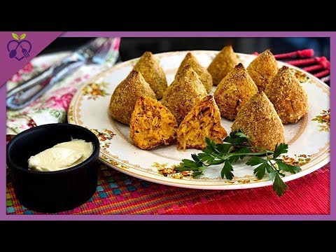 COXINHA FIT SEM MASSA - LOW CARB - SEM GLÚTEN E RICO EM PROTEÍNAS