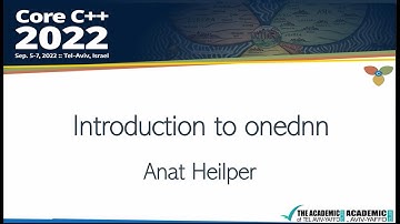 Introduction to oneDnn - Intel’s oneAPI deep neural network Library