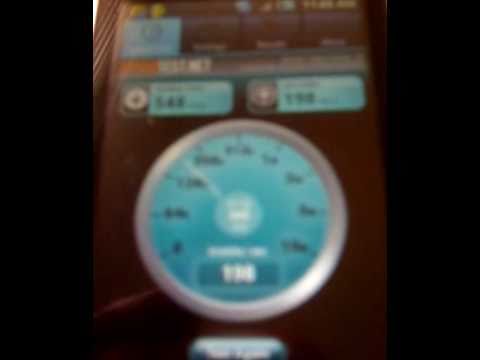 virgin mobile 3g speedtest on samsung intercept