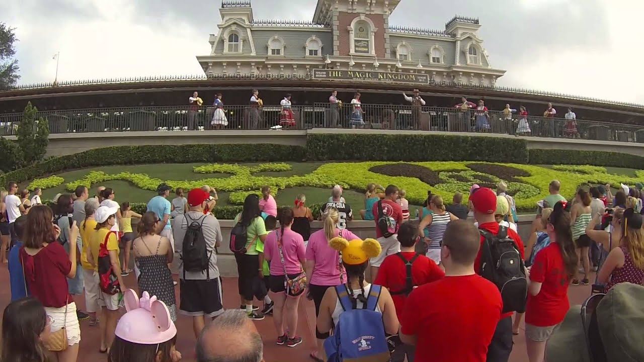 disney world magic kingdom park opening ceremony