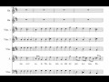 Vo solcando un mar crudele (Artaserse - L. Vinci) Score Animation