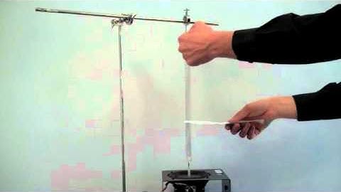 Longitudinal standing waves on a spring