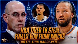 NBA Tried To Steal Finals Win From The Knicks Until THIS HAPPENED... | Knicks News