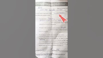 HOF self declaration form | self declaration form for aadhar card address change |#adharcard #shots