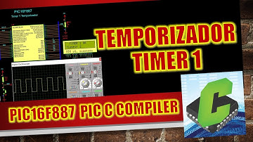 PIC16F887 TIMER 1 Temporizador Contador 16 bits CCS PIC C COMPILER Jorge APC