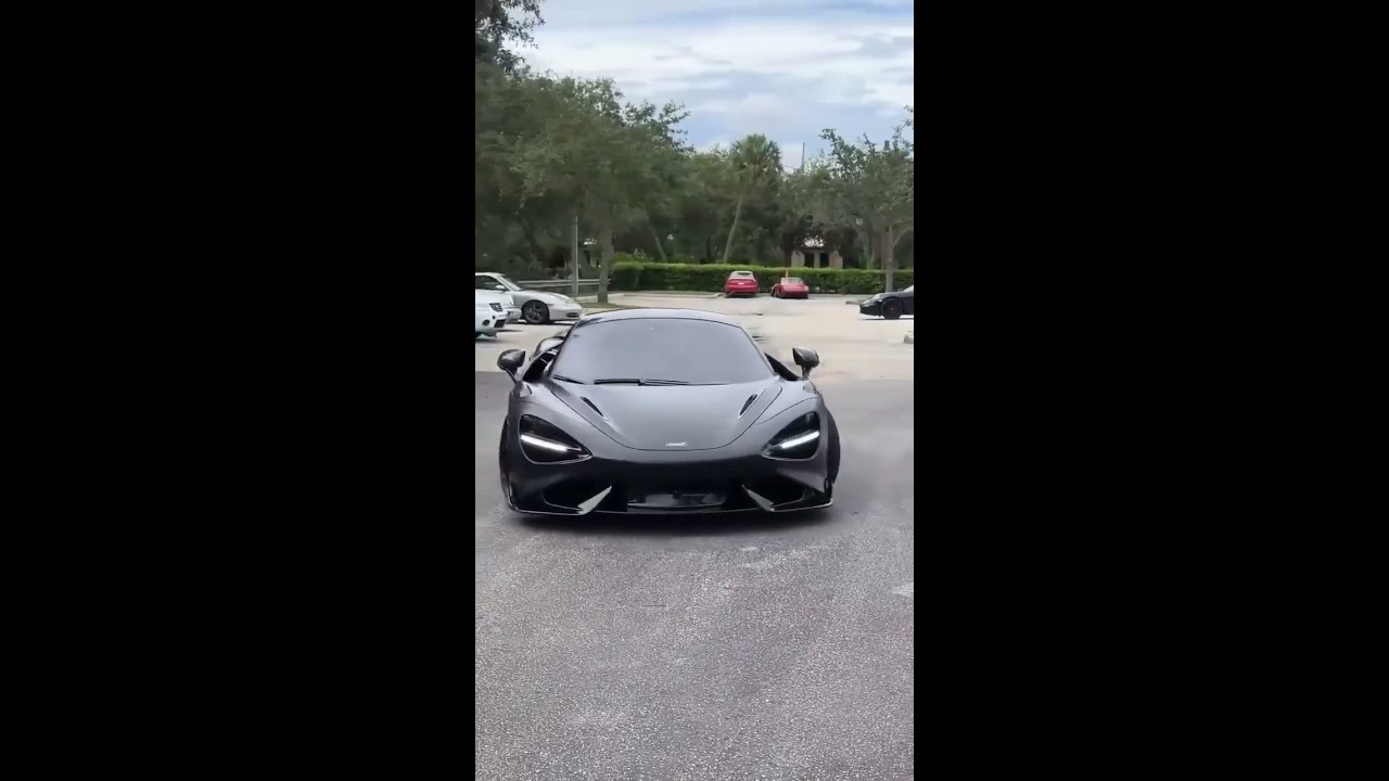 McLaren 765LT SPIDER Finished In Satin Black