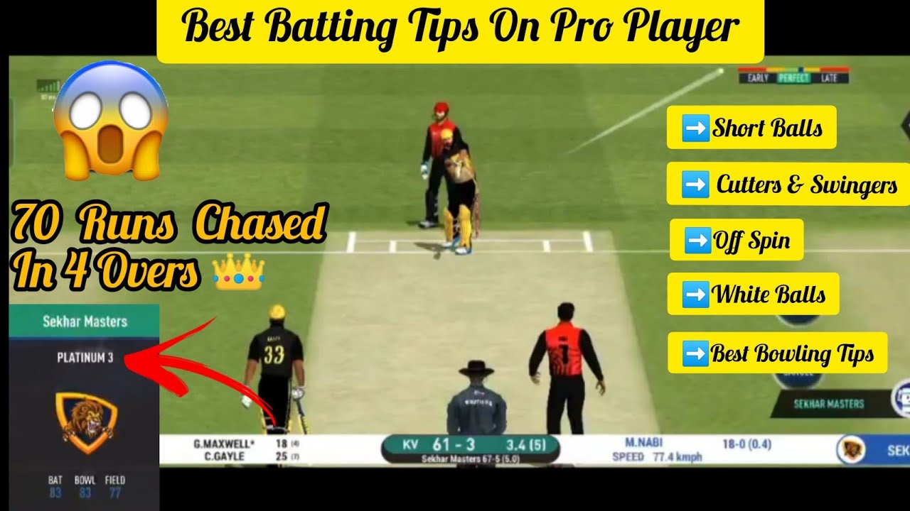 Best Batting Tips And Tricks In Real Cricket 20 Multiplayer#rc20 # ...
