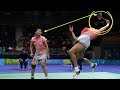 【バドミントン】えっっ！？思わず笑ってしまうハプニングプレー【badminton】