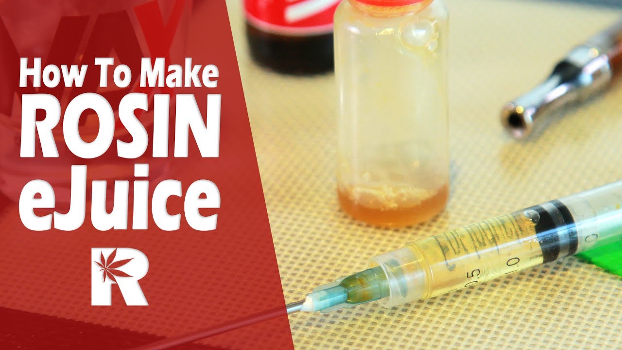 How To Make Rosin E-Juice (Rosin Press Wax For Ecig Cartridges): Cannabasics #60