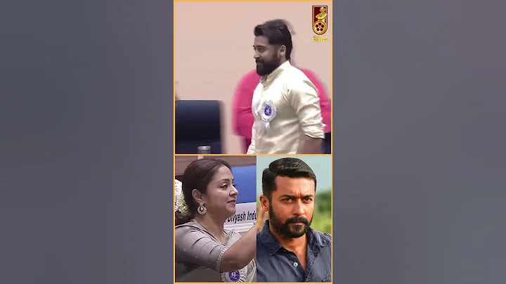 Suriya receives National Award | Jyothika's Reaction ❤️ | #shorts - DayDayNews