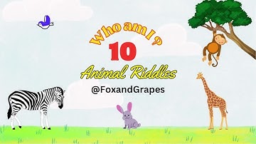 Who am I? | Animal Riddles for Kids | 10 Fun Riddles with Answers
