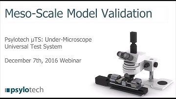 µTS Webinar: Meso-Scale Validation of Adhesive Failure