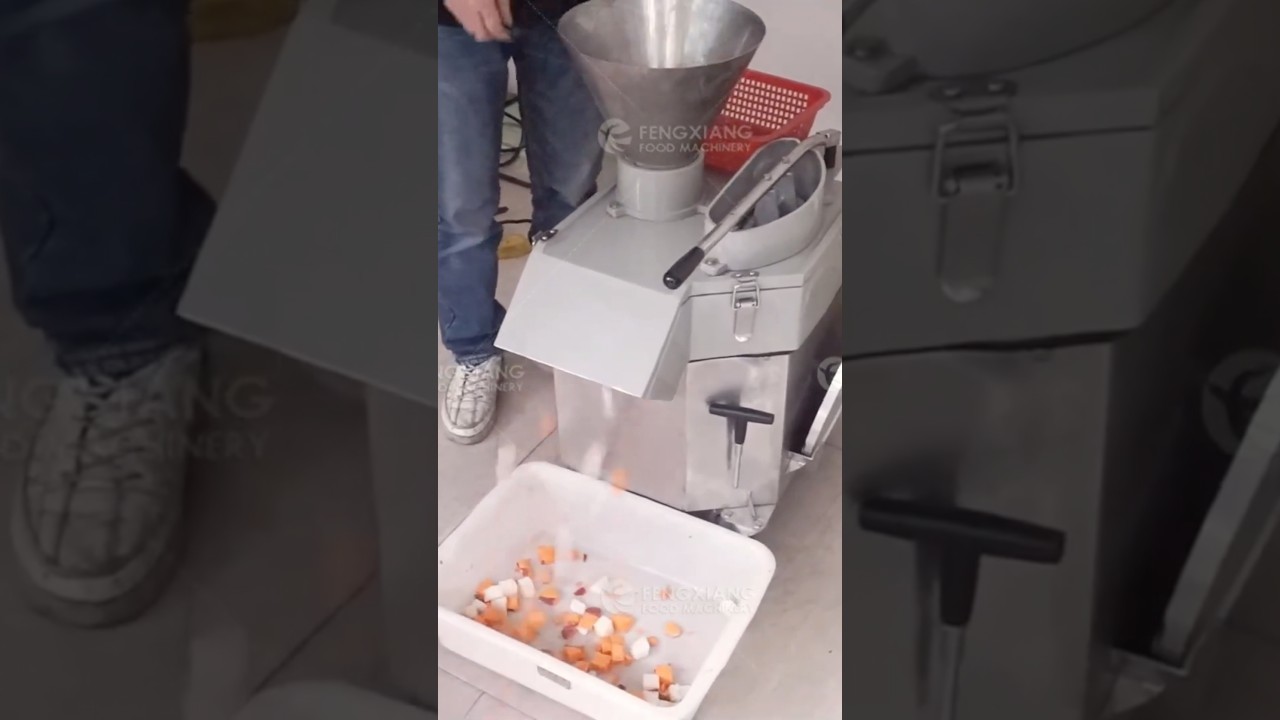 Carrot Radish Sweet Potato Dicing Cutting Machine 