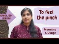 To feel the pinch |Daily Use English | English Idiom