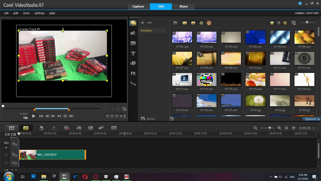 Corel Videostudio Change aspect ratio from 169 to 43 tutorial YouTube